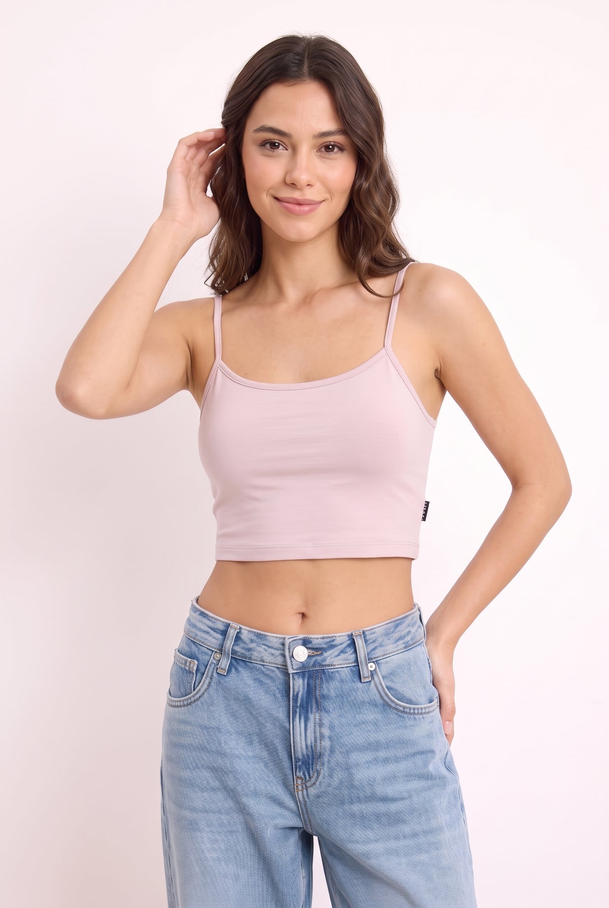 Askılı Crop Atlet