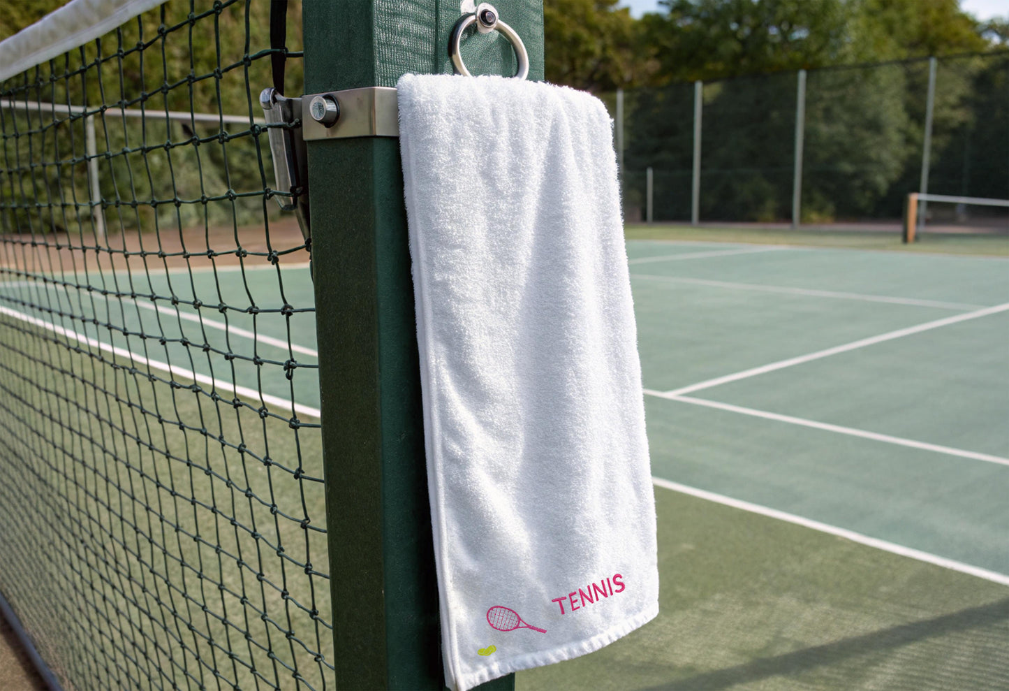Tennis Embroidered Towel