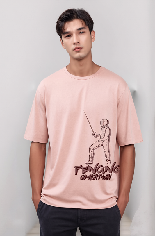 Erkek Oversize Fencing T-shirt