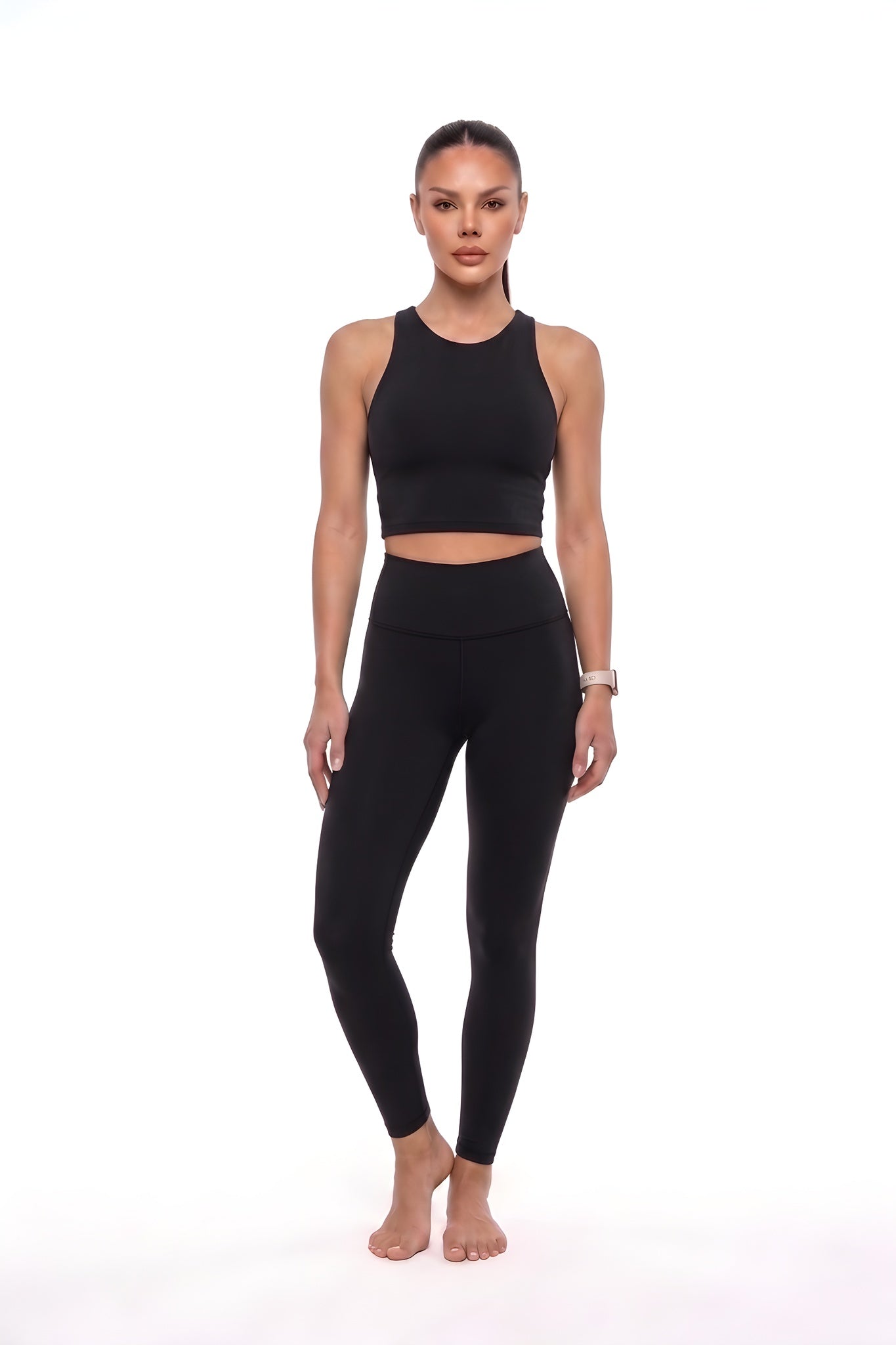 Women's Black High-Waisted Leggings