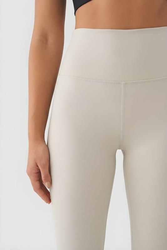 Kadın Gri Renkli Yüksek Bel Tayt