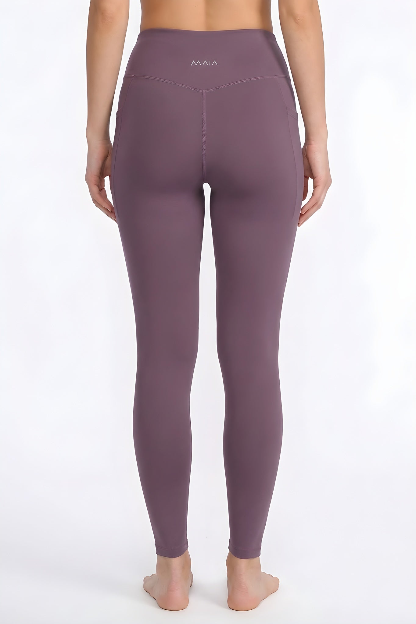 Women's Purple Leggings with Pockets 