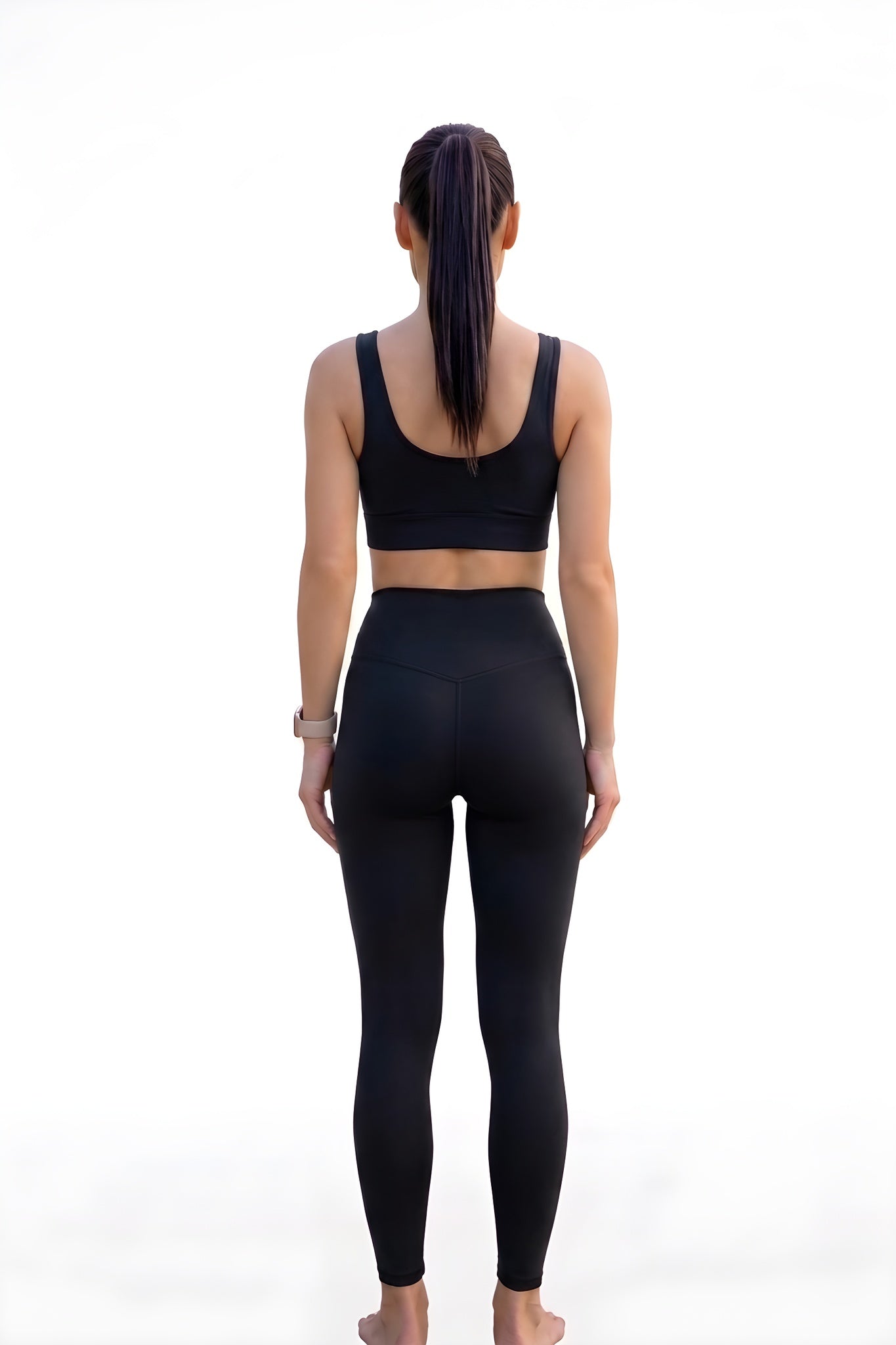 Women's Black High-Waisted Leggings