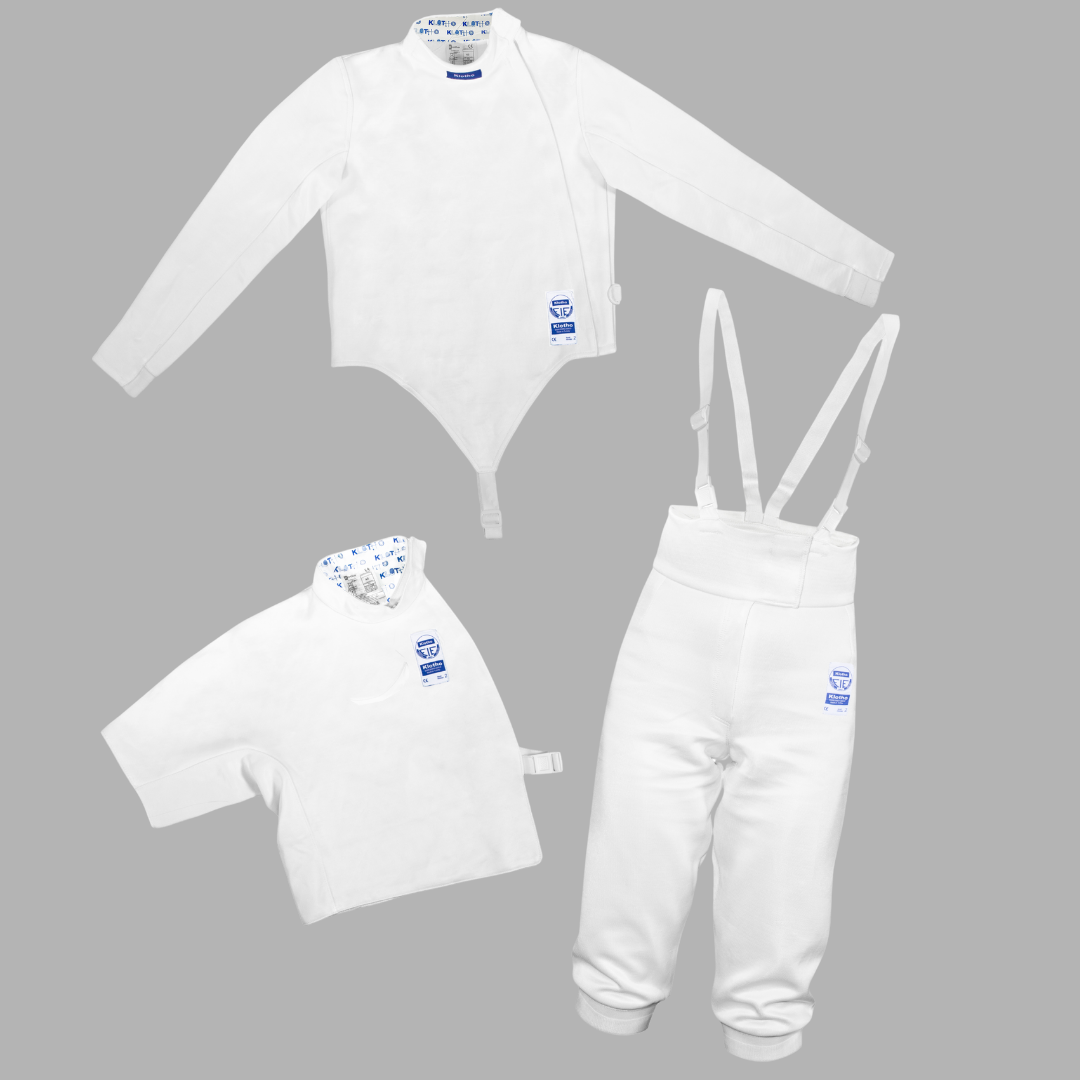 Çocuk 800N FIE Sertifikalı Eskrim Elbisesi Takım