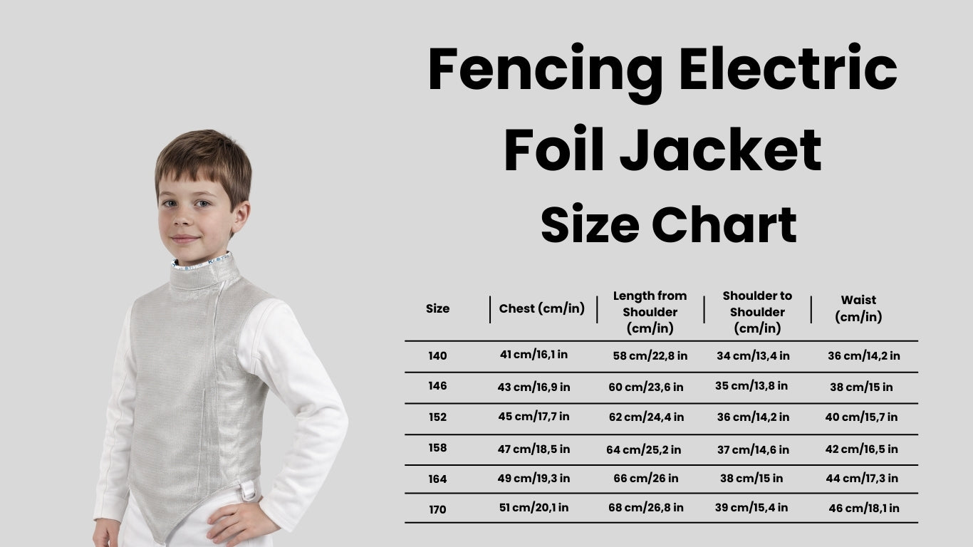 Fencing Electric Foil Boys Jacket – Training & Competition