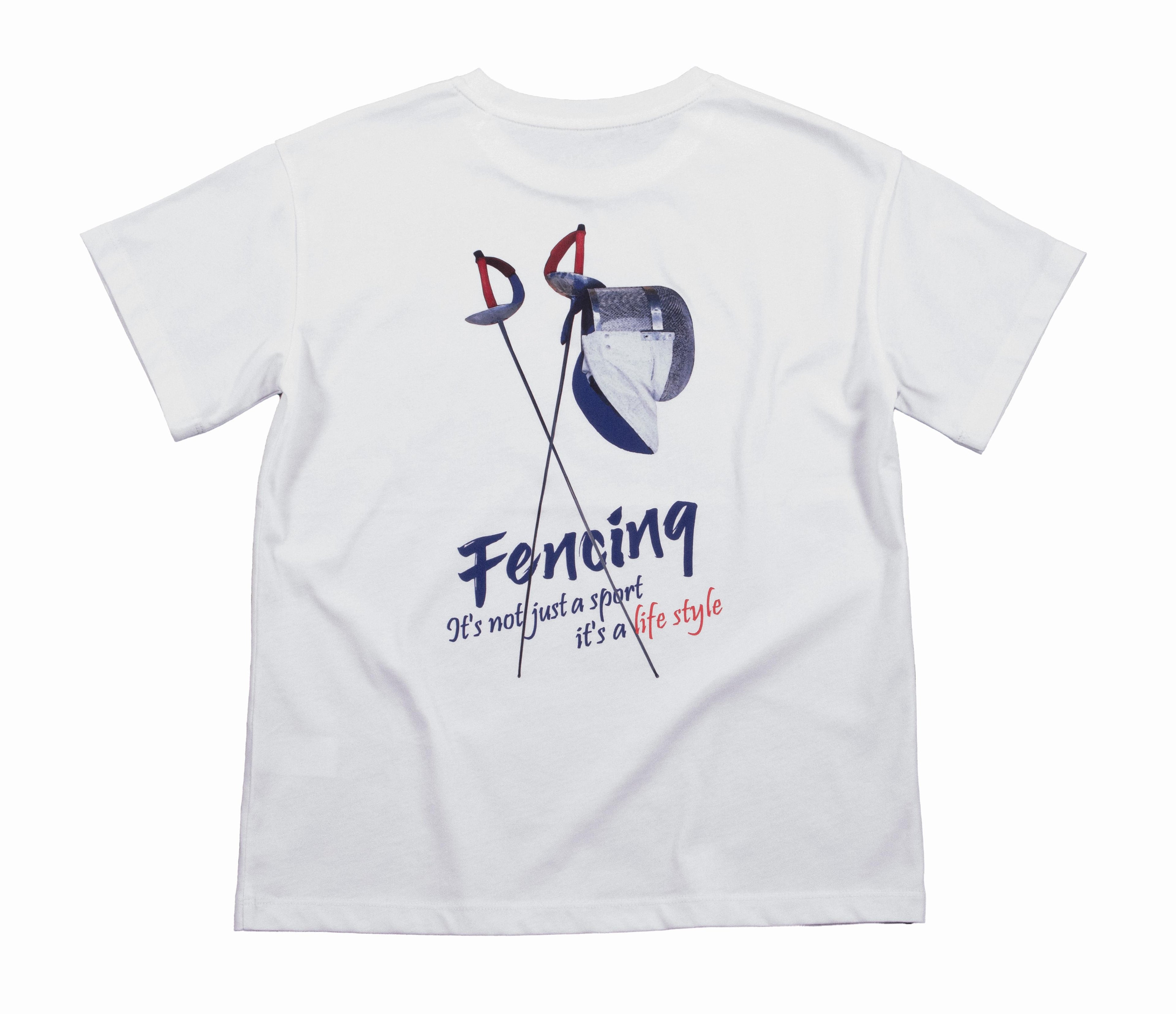 Erkek Çocuk Fencing Sırt Baskılı T-shirt