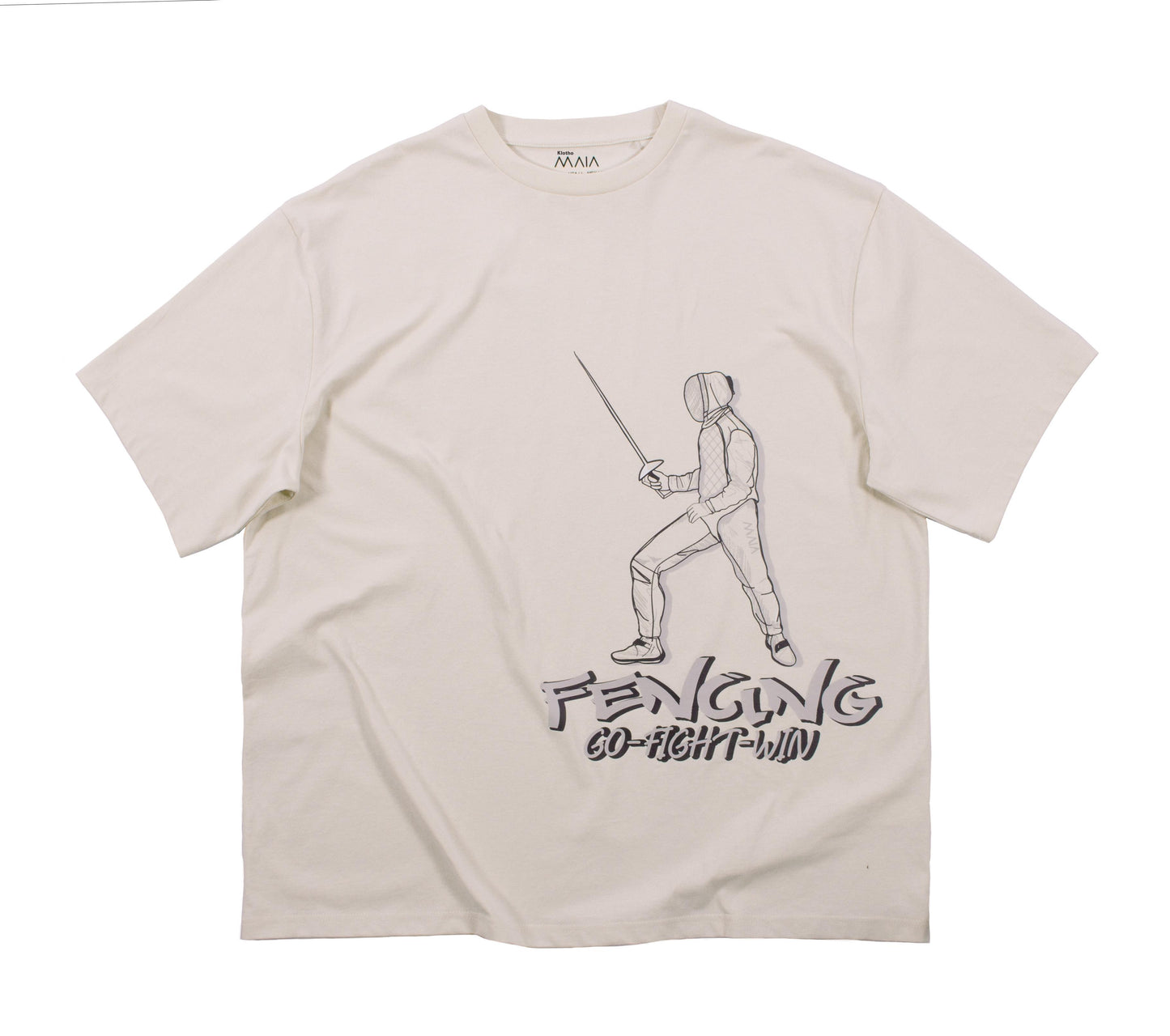 Men's Fencing Print Oversize T-shirt
