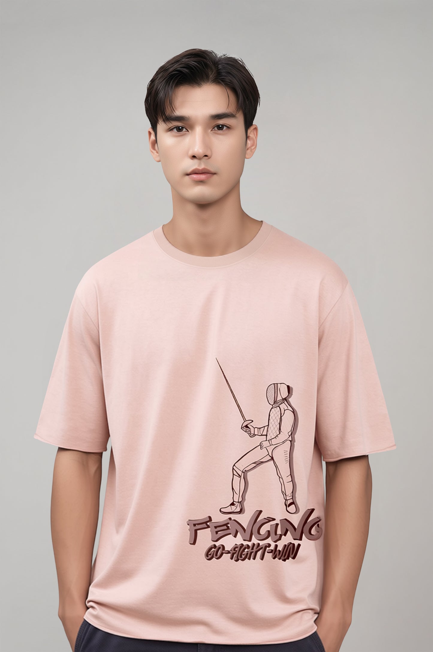 Men's Oversize Fencing T-shirt 