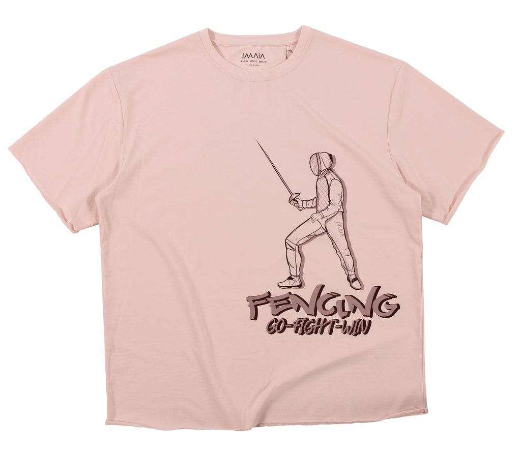 Erkek Oversize Fencing T-shirt