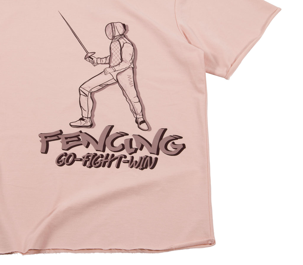 Erkek Oversize Fencing T-shirt