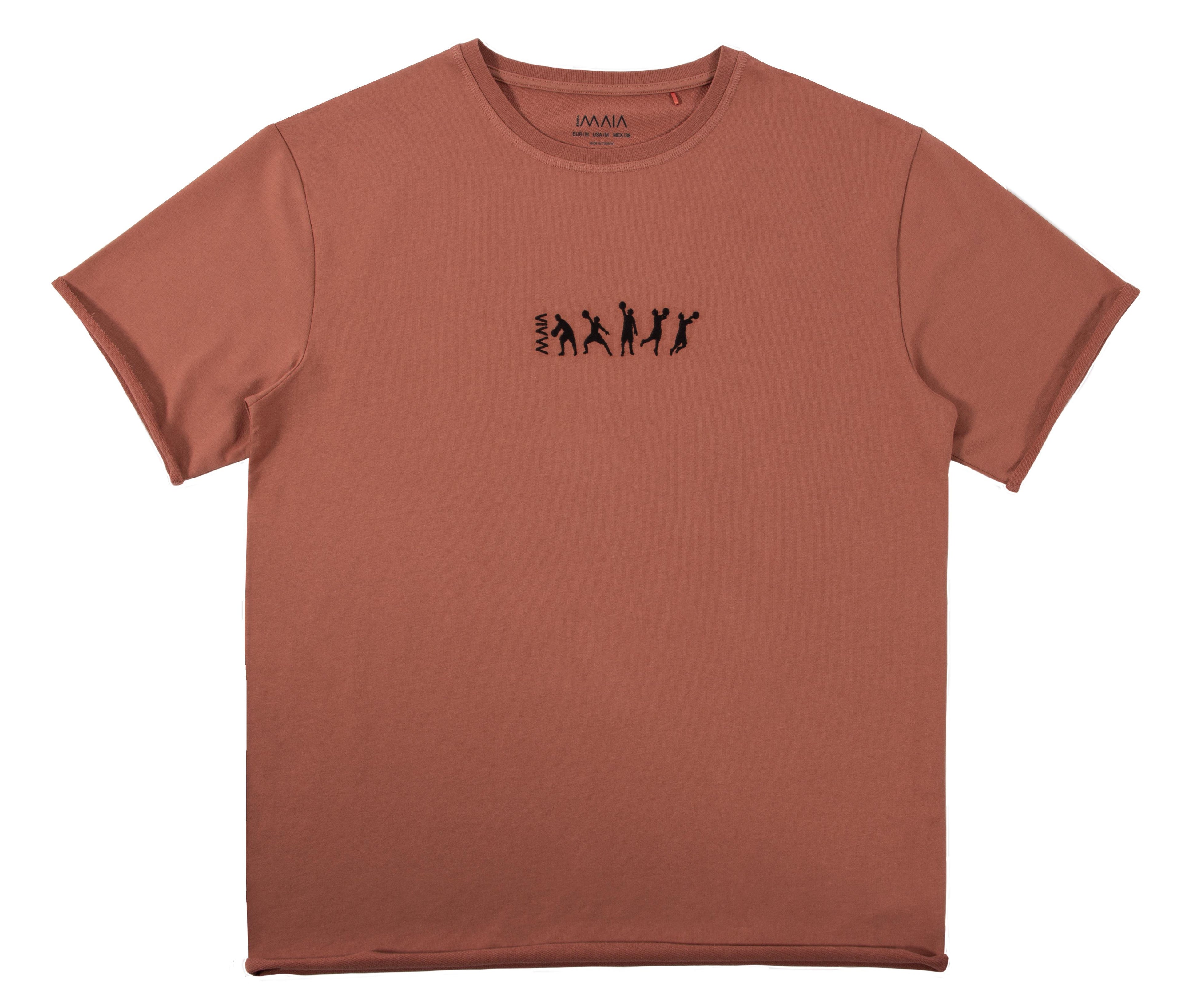 Erkek Basketball Nakış Detaylı T-shirt