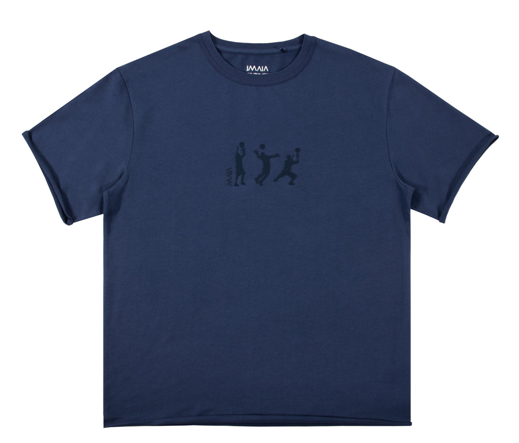 Men's Volleyball Embroidered T-shirt 