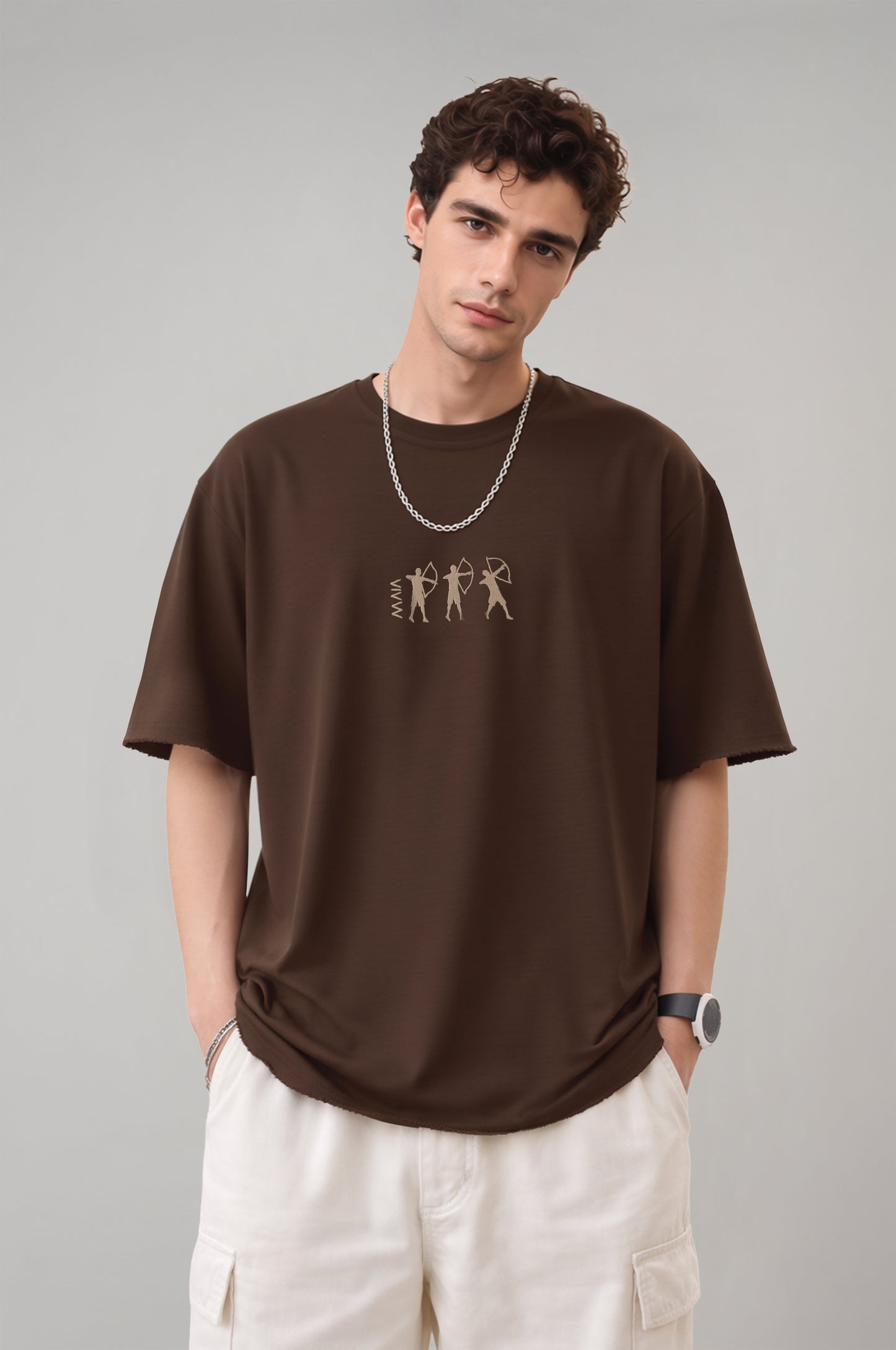 Men's Archery Embroidered T-shirt 