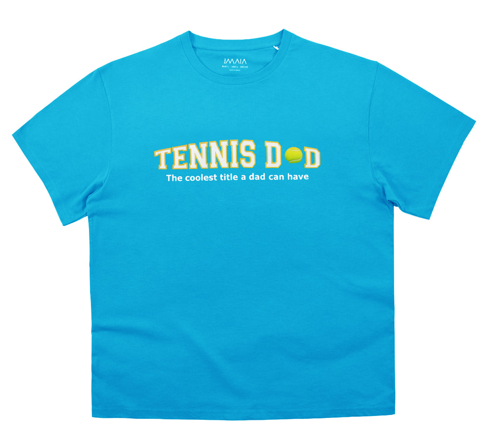 Erkek Tennis Dad Bisiklet Yaka Oversize T-shirt