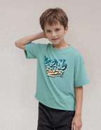 Erkek Çocuk Mint Renkli Fencing Forever T-shirt