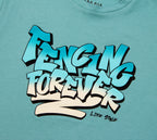 Erkek Çocuk Mint Renkli Fencing Forever T-shirt