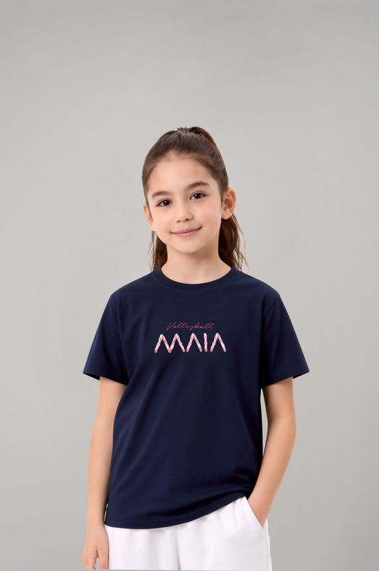 Kız Çocuk Volleyball Nakışlı T-shirt