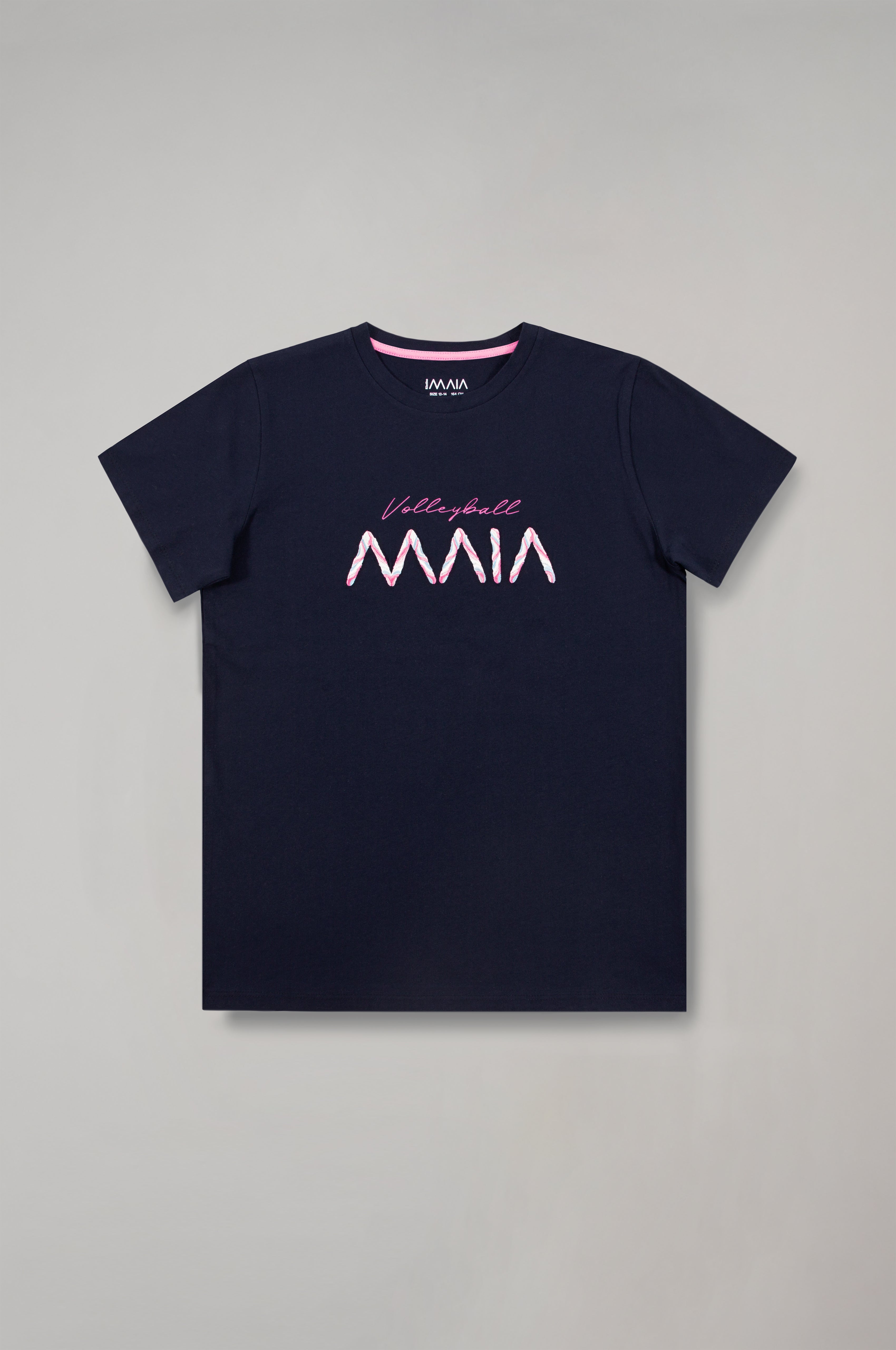 Girls' Volleyball Embroidered T-shirt 