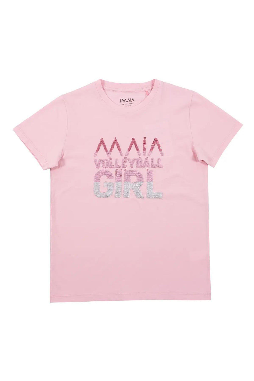 Kız Çocuk Voleybol Desenli Tişört