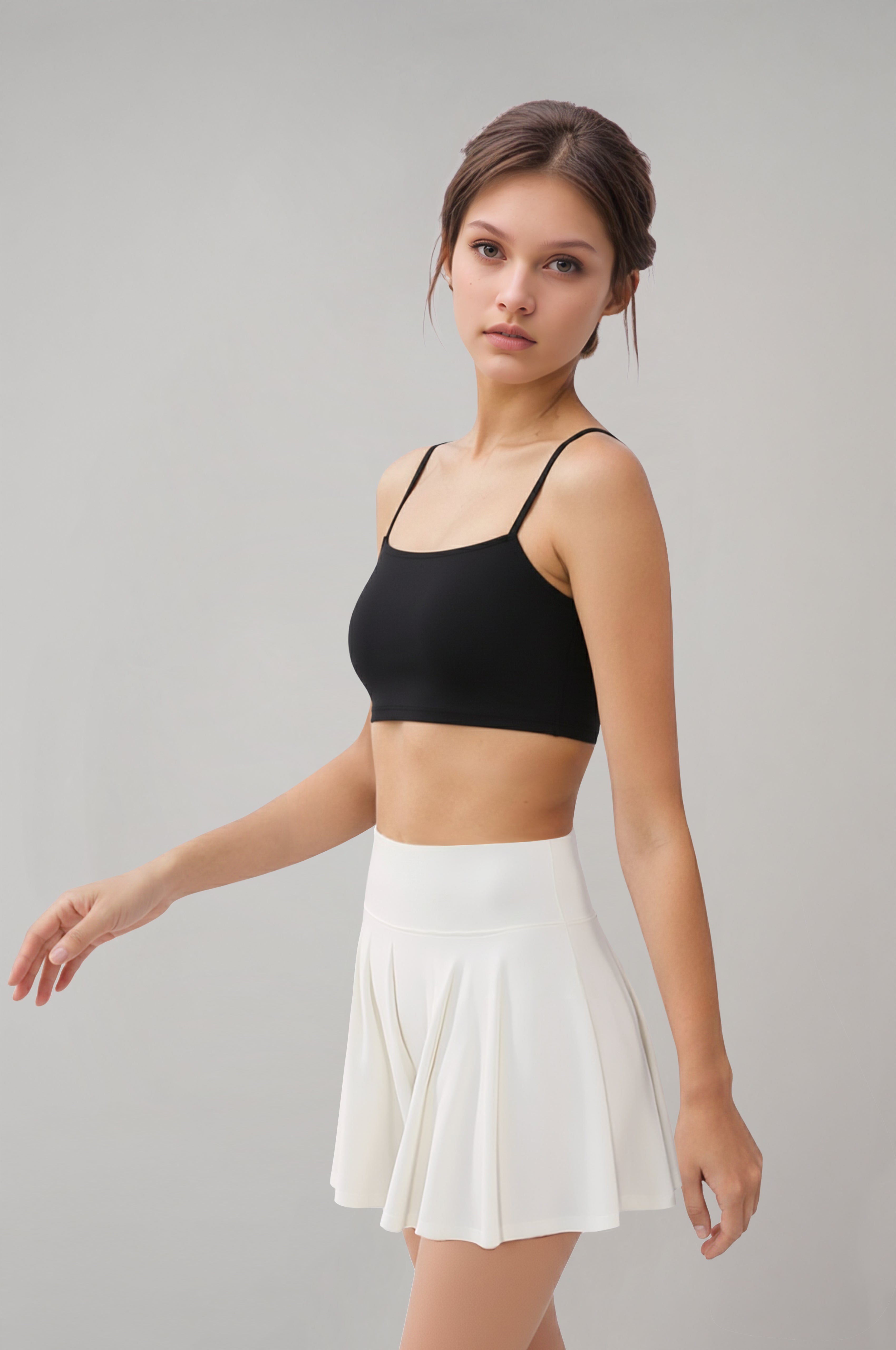 Kadın Beyaz Renkli Tenis Eteği