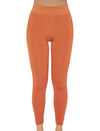 Kadın Turuncu Renkli Beli Lastikli Tayt