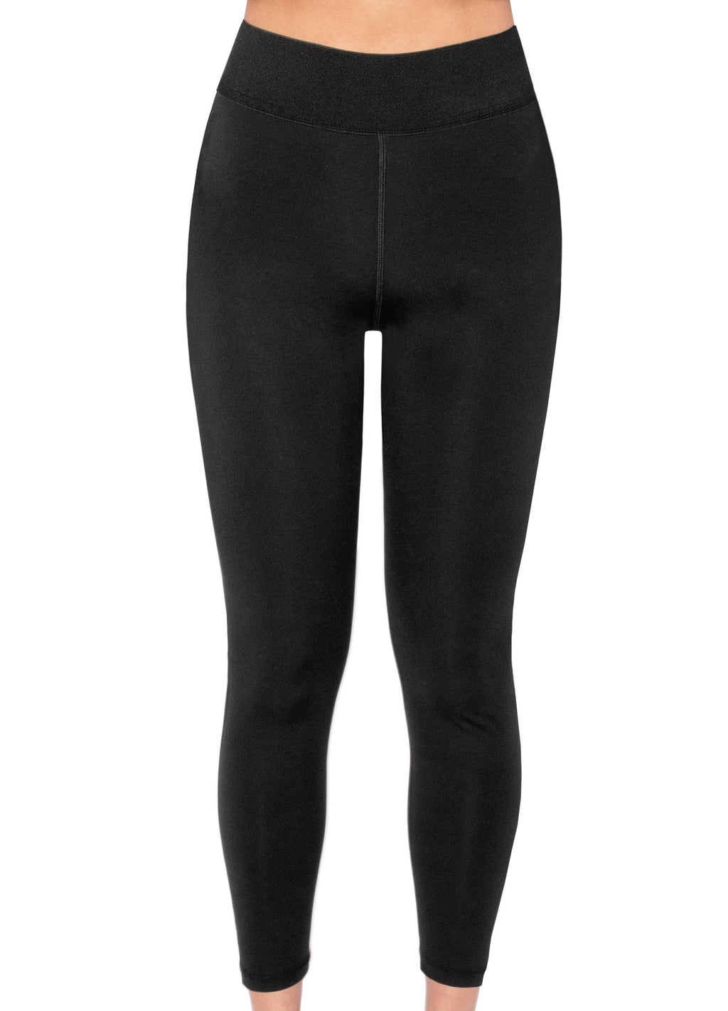 Kadın Siyah Renkli Beli Lastikli Tayt