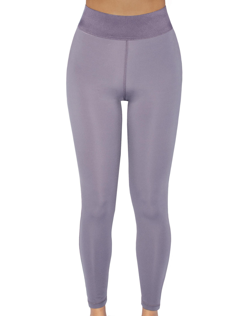 Kadın Lila Renkli Beli Lastikli Tayt