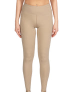 Kadın Bej Renkli Cepli Tayt