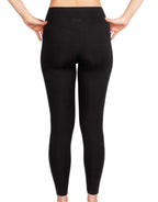 Kadın Siyah Renkli Cepli Tayt