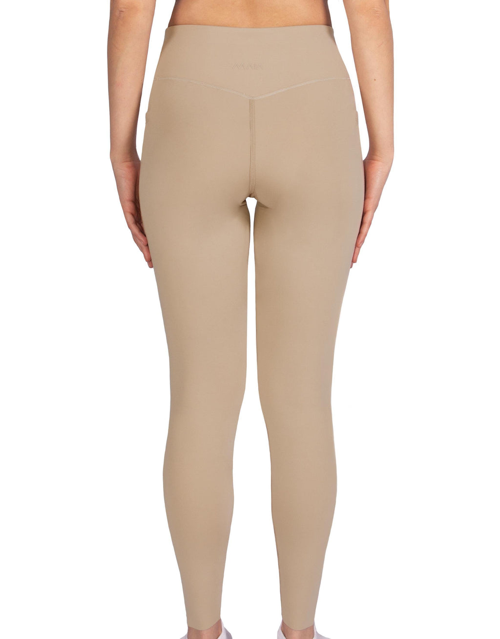 Kadın Bej Renkli Cepli Tayt