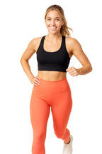 Kadın Turuncu Renkli Yüksek Bel Tayt