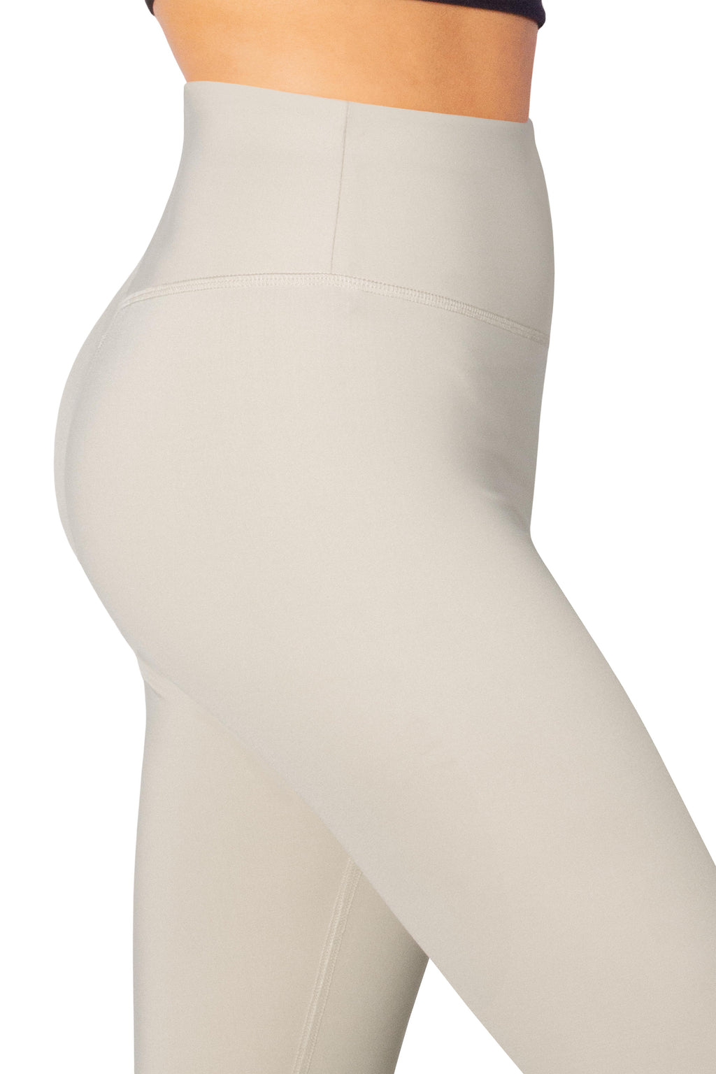 Kadın Gri Renkli Yüksek Bel Tayt