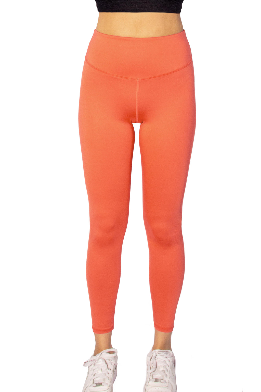 Kadın Turuncu Renkli Yüksek Bel Tayt