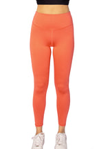 Kadın Turuncu Renkli Yüksek Bel Tayt