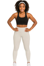 Kadın Gri Renkli Yüksek Bel Tayt