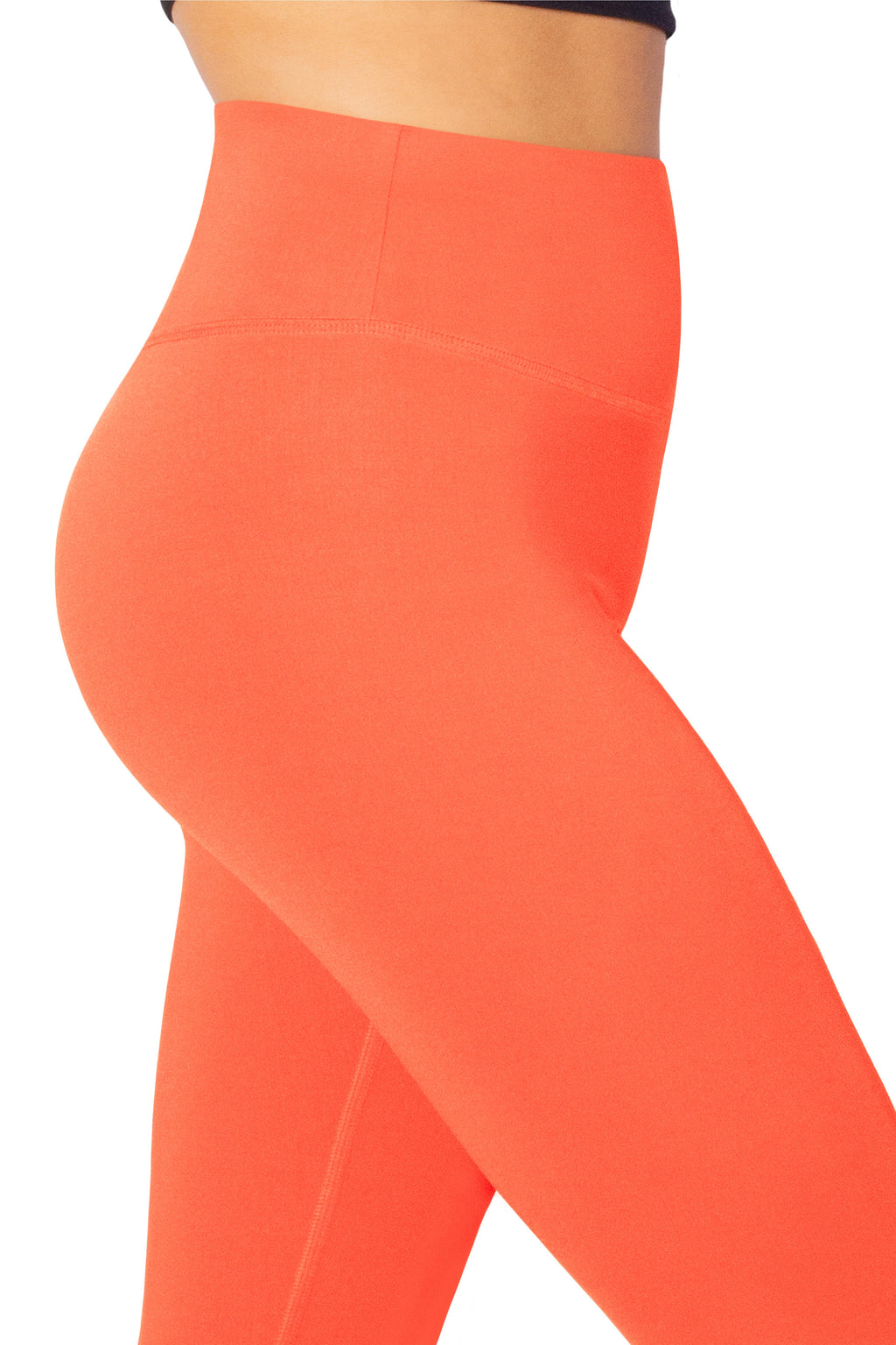 Kadın Turuncu Renkli Yüksek Bel Tayt