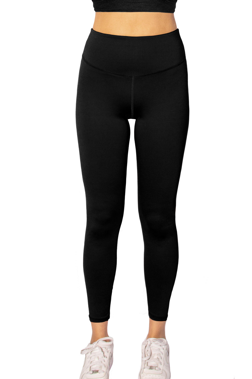 Kadın Siyah Renkli Yüksek Bel Tayt