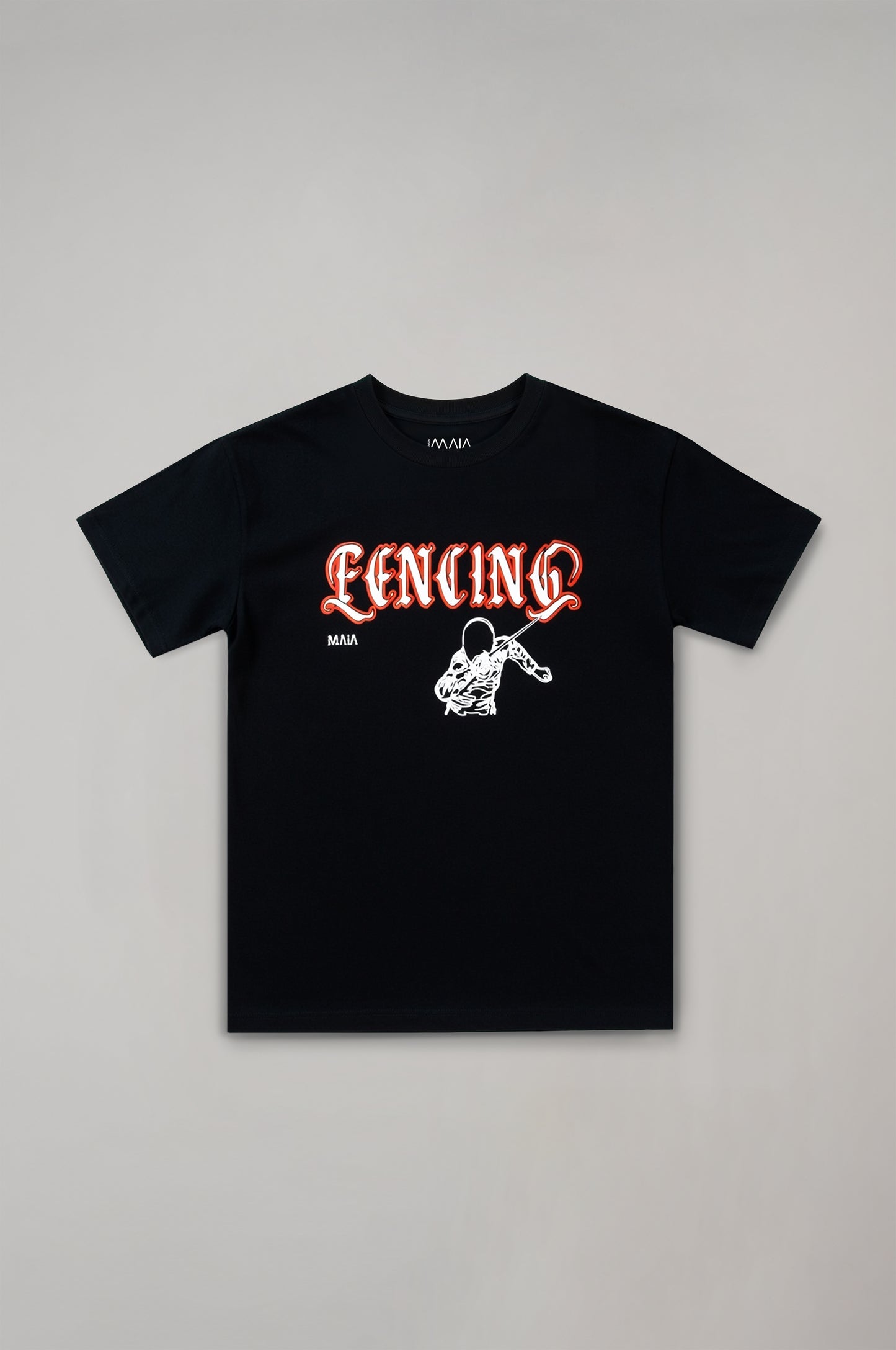 Boys' Red Fencing Printed T-Shirt 