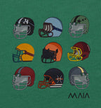 Erkek Çocuk Yeşil Renkli American Football Tişört