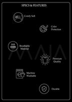 Erkek Siyah Renkli Fencing Sırt Baskılı Oversize T-shirt