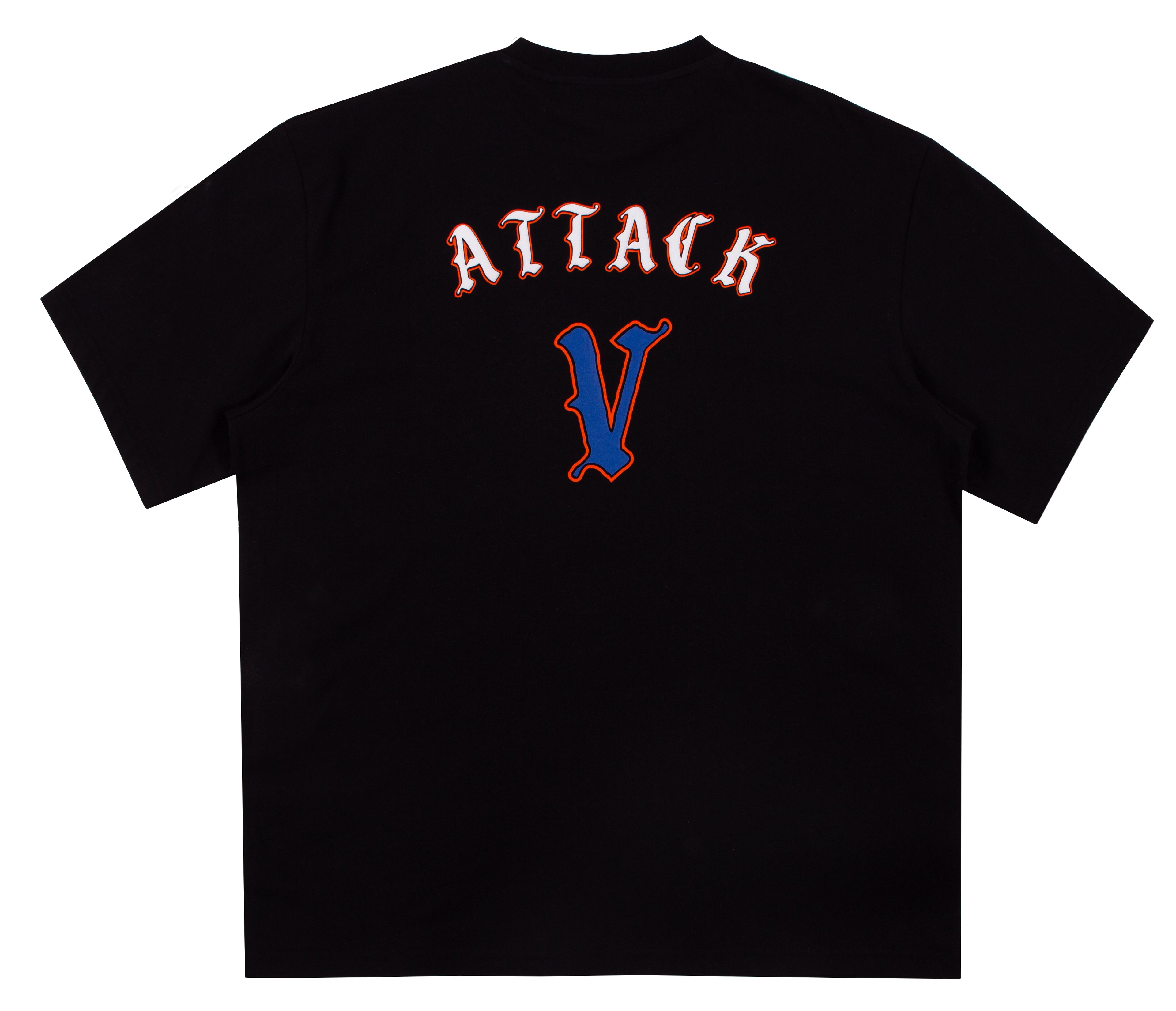 Erkek Siyah Renkli Fencing Sırt Baskılı Oversize T-shirt