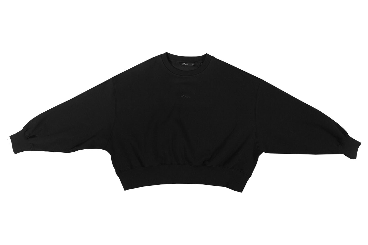 Women's Black Sweatshirt and Shorts Set 