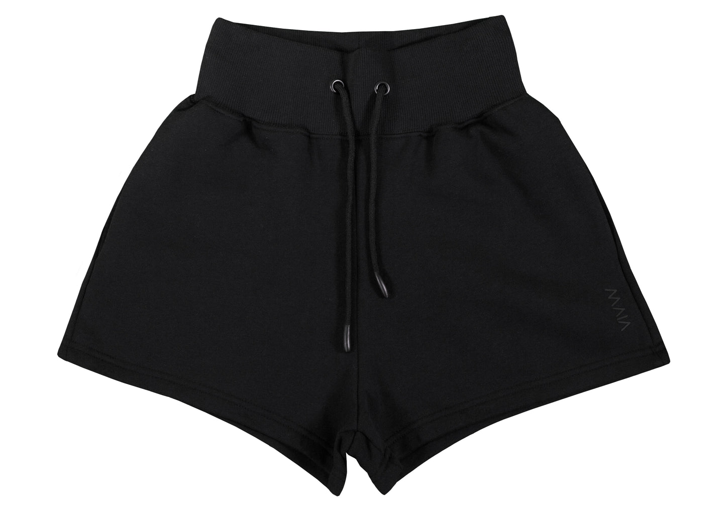 Women's Black Sweatshirt and Shorts Set 