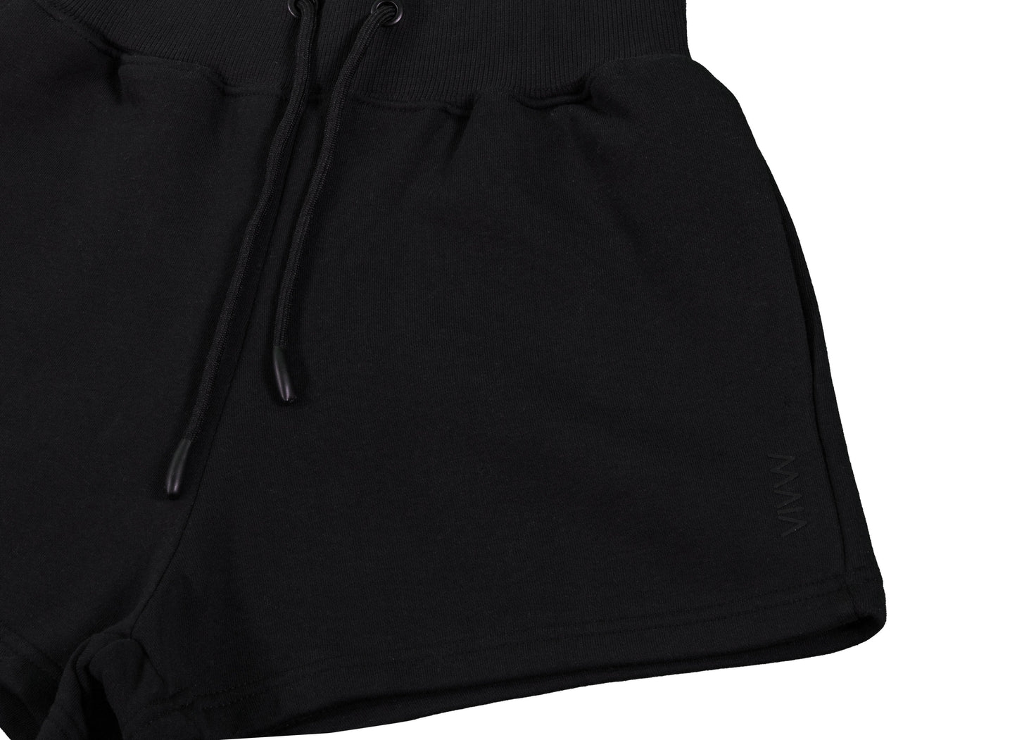 Women's Black Sweatshirt and Shorts Set 