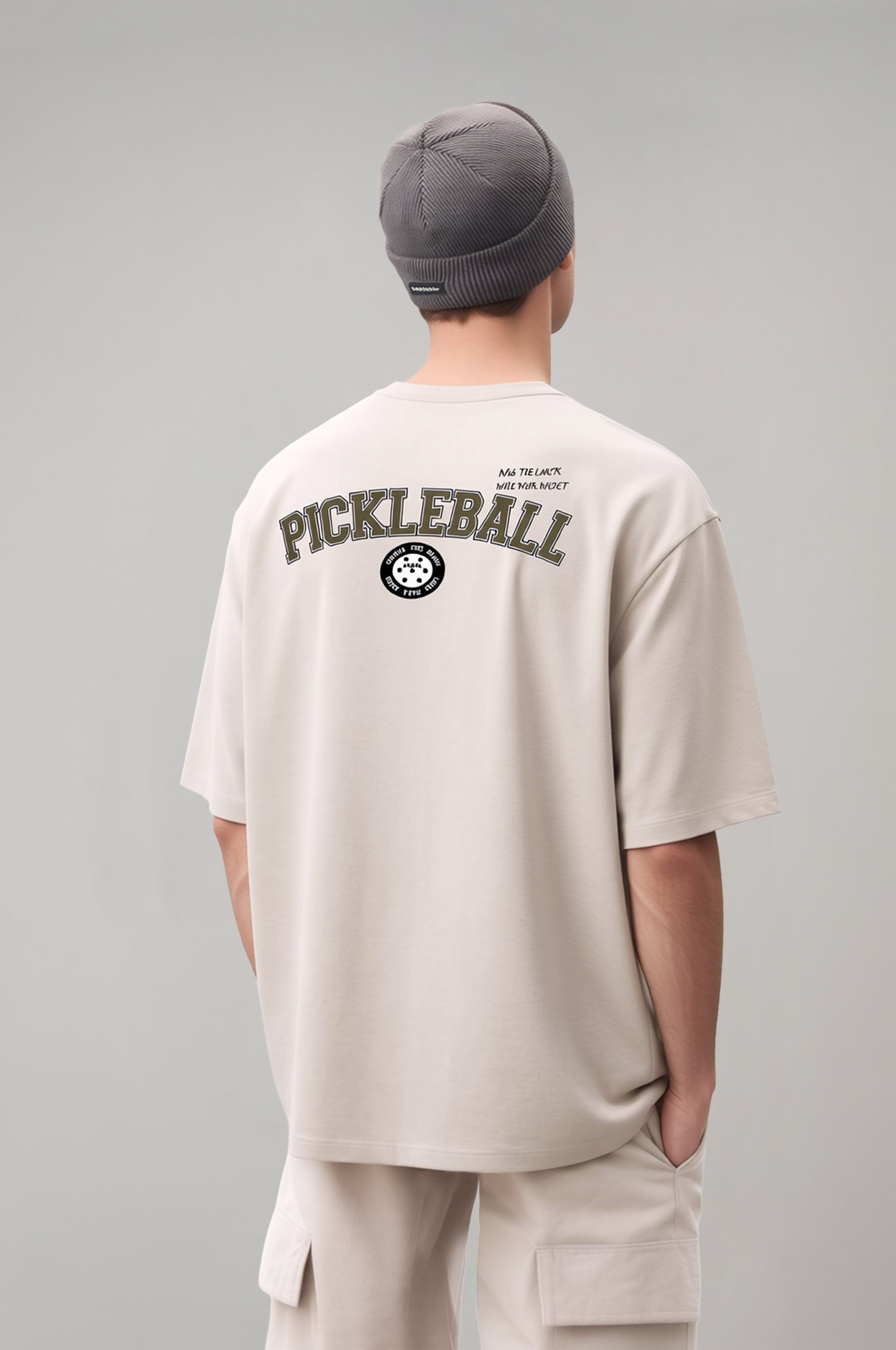 Erkek Pickleball Oversize T-shirt