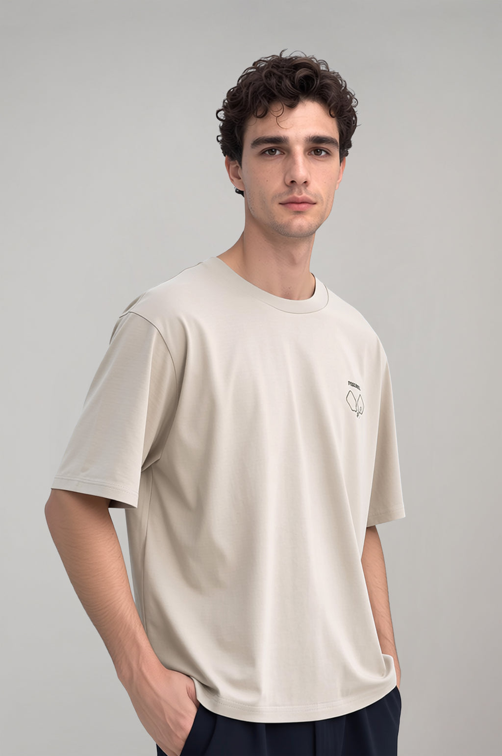 Erkek Pickleball Oversize T-shirt