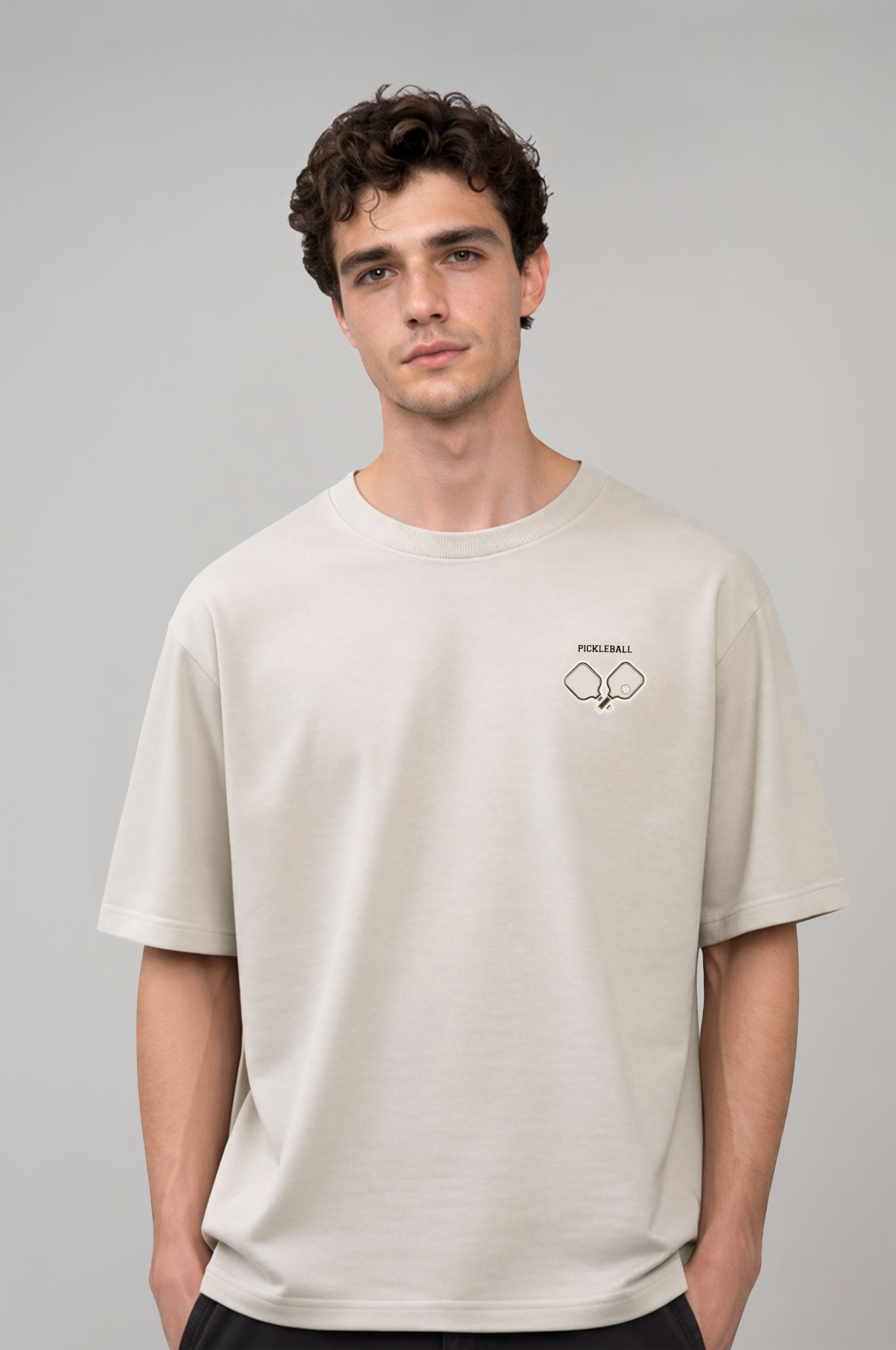 Erkek Pickleball Oversize T-shirt