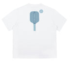 Erkek Pickleball Sırt Baskılı Oversize T-shirt