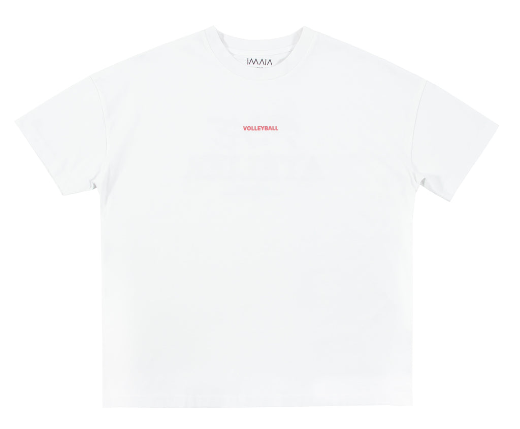 Kadın Volleyball Baskılı Oversize T-shirt