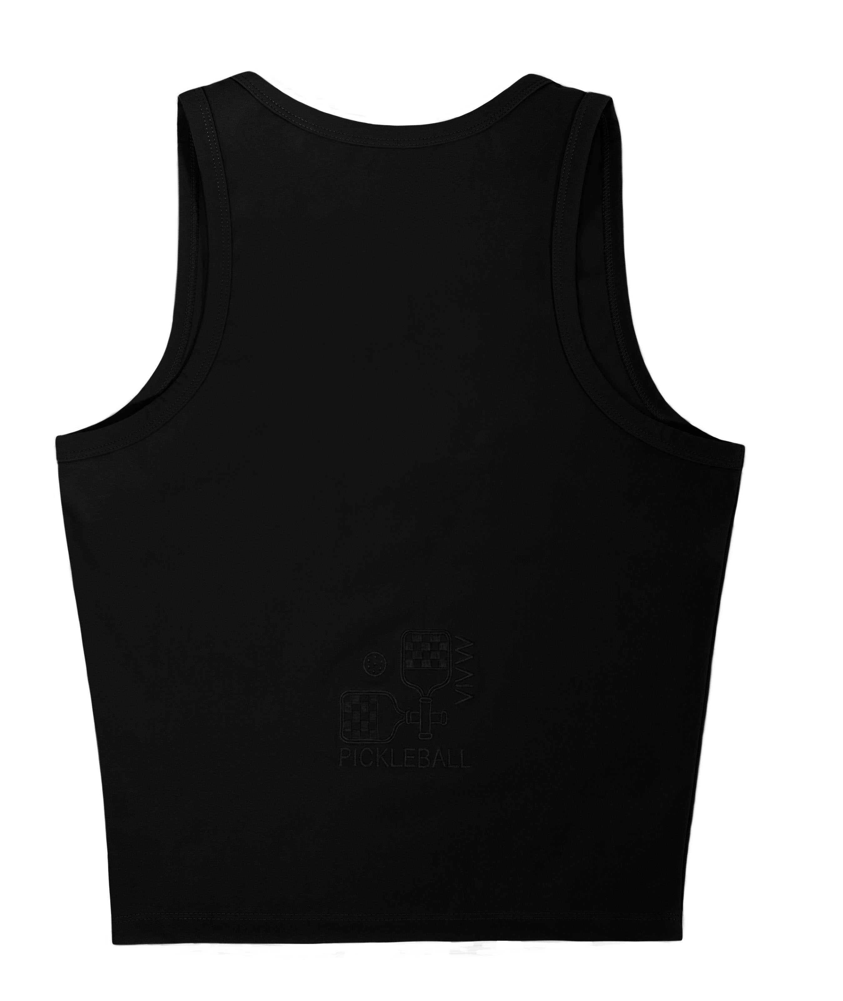 Kadın Pickleball Nakış Detaylı Crop Atlet